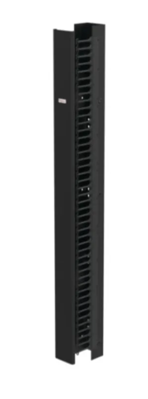 Vertical Cable Manager, 6" x 7', Black Today Only