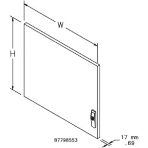Express Delivery Solid Door, fits 1800x800mm