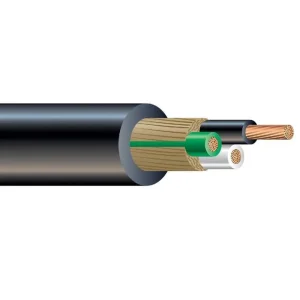Authentic 16/4 SO Cord, Black, 1000'