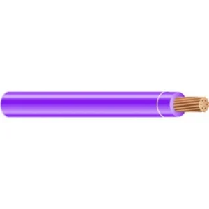 6 AWG THHN/THWN-2 Stranded Copper, Purple, 500' Handmade