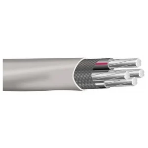 Final Sale Service Entrance Cable, SEU, 2/0-2, 2/0 AWG Ground, Copper, Cut to Length