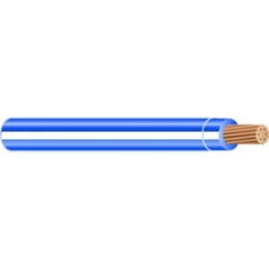 14 AWG MTW Stranded Copper, Blue w/White Stripe, 500' Limited Offer