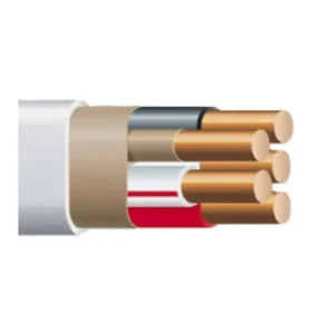 14-2-2 Dual Circuit NM-B Wire with Ground for AFCI, White, 1000' Best Choice