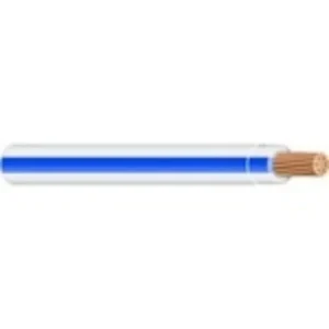 16 AWG TFFN Stranded Copper, White w/ Blue Stripe, 2500' Weekend Sale