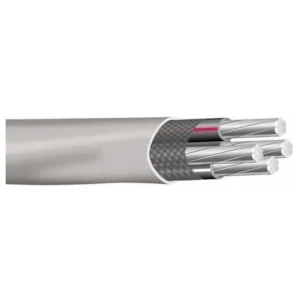 SER Service Entrance Cable, 8/3, Aluminum, 1000' Clearance