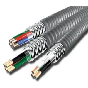 PVC Coated MC, 12/3 Solid, Brown/Gray/Orange, Ground, 250' Original
