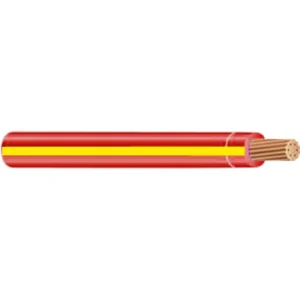 In Demand 10 THHN/THWN-2 Stranded Copper, Red/Yellow, Cut to Length