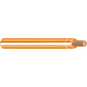 Flash Sale 10 AWG THHN/THWN-2 Stranded Copper, Orange w/White Stripe, 500'