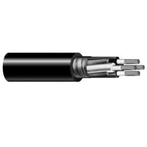 Crafted Type W Portable Power Cable, 2/0-4 Conductors, Copper, Black, 2kV, Cut to Length