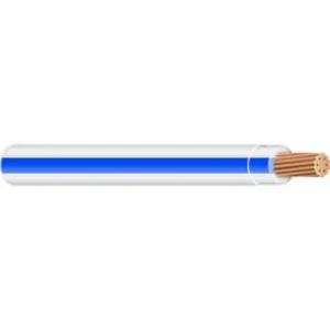 Warranty Included 14 AWG THHN/THWN-2 Stranded Copper White w/Blue