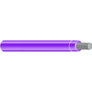 Fresh Stock 2/0 AWG XHHW Stranded Aluminum, Purple, Cut to Length