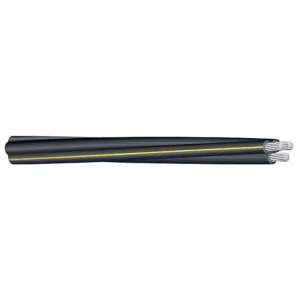 Affordable Stephens, Triplex Secondary UD, 2-2-4 AWG, Aluminum, 1000', Tri-Raged