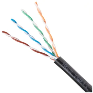 Bargain Underground Conduit, Black Cable