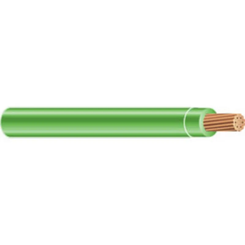 Super Sale 8 AWG XHHW Stranded Copper, Green, 2500'