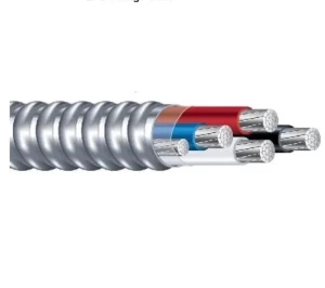 MC Cable, Aluminum Flex, (4) 500 Str Alum w/ Ground New Release