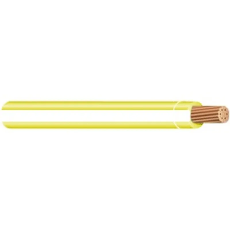 Limited Offer 10 THHN/THWN-2 Stranded Copper, Yellow/White, Cut to Length