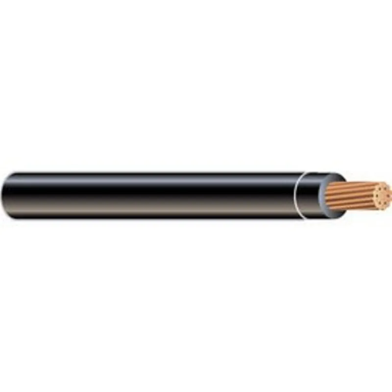 2/0 AWG THHN/THWN-2 Stranded Copper, Black, 10000' Genuine