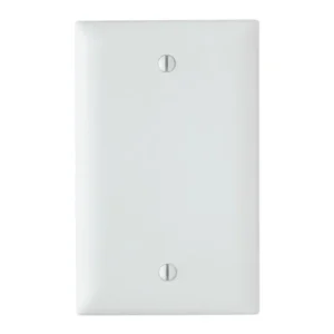 Bargain Blank Plate, Box Mounted, One Gang, White