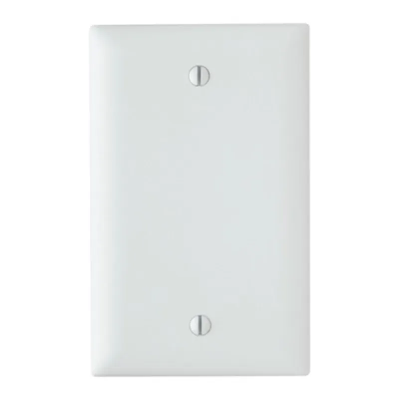 Bargain Blank Plate, Box Mounted, One Gang, White
