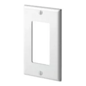 Grab Now Decorator Wallplate, 1-Gang, Thermoplastic, White