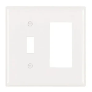Instant Buy Trademaster Plate, 2 Gang, White