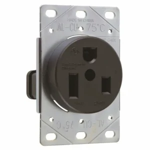 Affordable Receptacle, Flush Mount, 50 Amp, 250 Volt