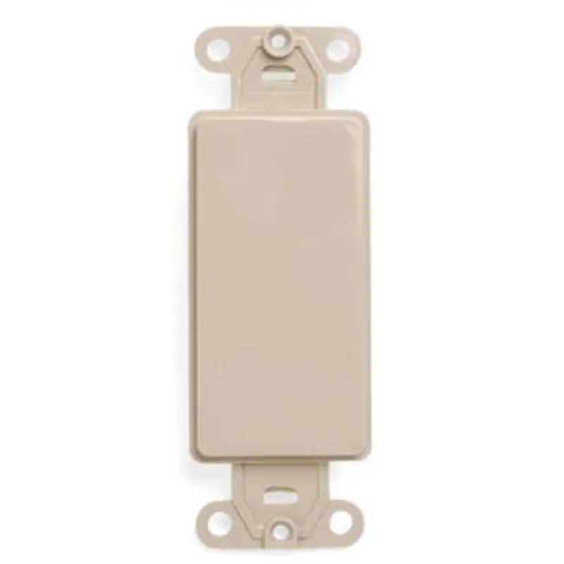 Blank Decora Adapter, No Hole, Plastic, Ivory Shop Now