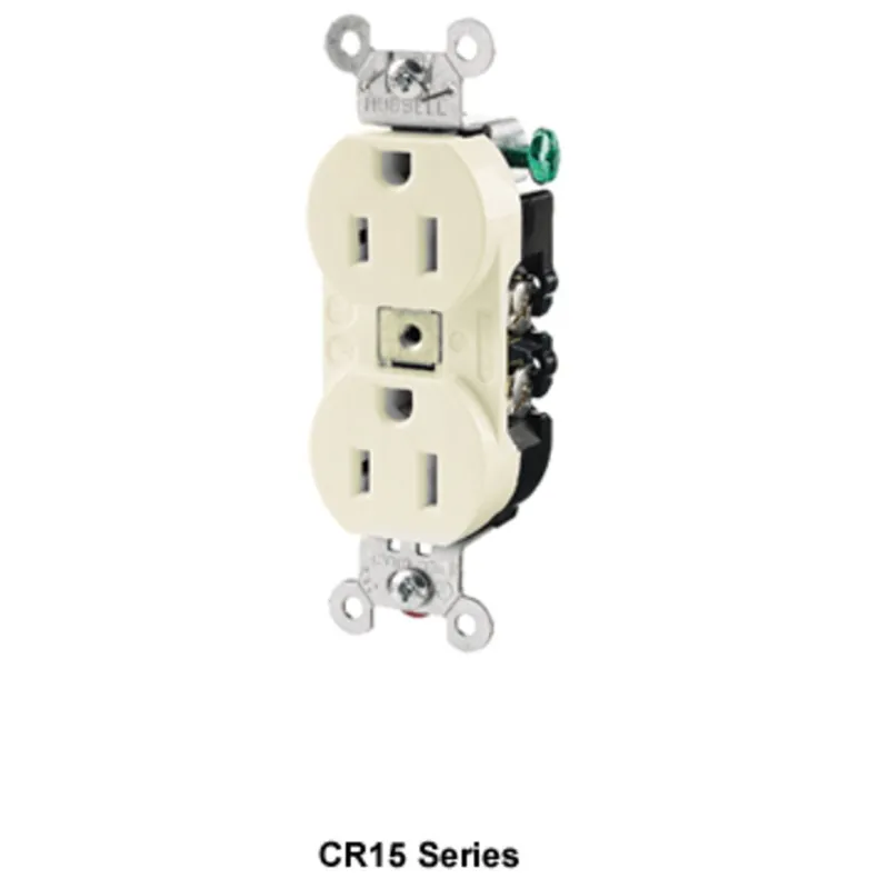 20A Commercial Grade Duplex Receptacle, 5-20R, Brown Best Choice